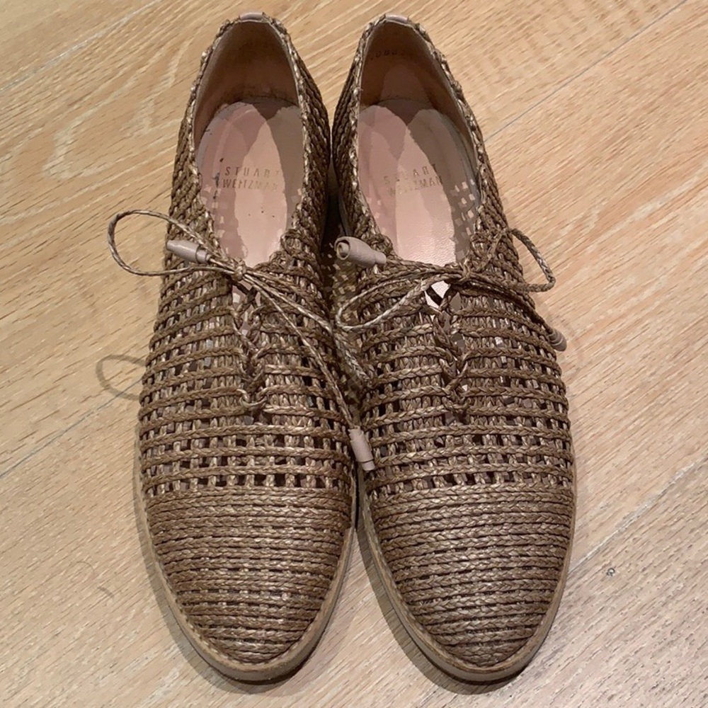 Stuart Weitzman Raffia Morrocan Oxfords - image 4